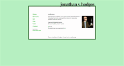 Desktop Screenshot of jshodges.com